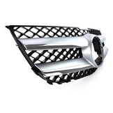 Autogrille geschikt voor Mercedes GLK X204 12-15 - Sport Optiek - Zwart Zilver Chroom