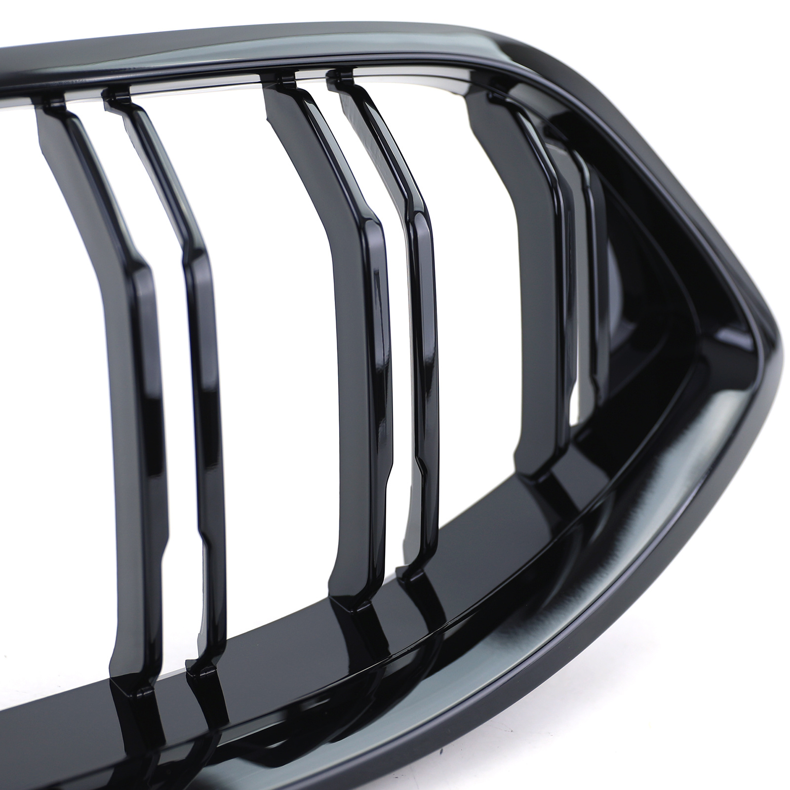 Radiateurgrille geschikt voor BMW 8 Serie G14 G15 G16 - Dubbele stang - Zwart glans