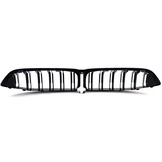Radiateurgrille geschikt voor BMW 8 Serie G14 G15 G16 - Dubbele stang - Zwart glans
