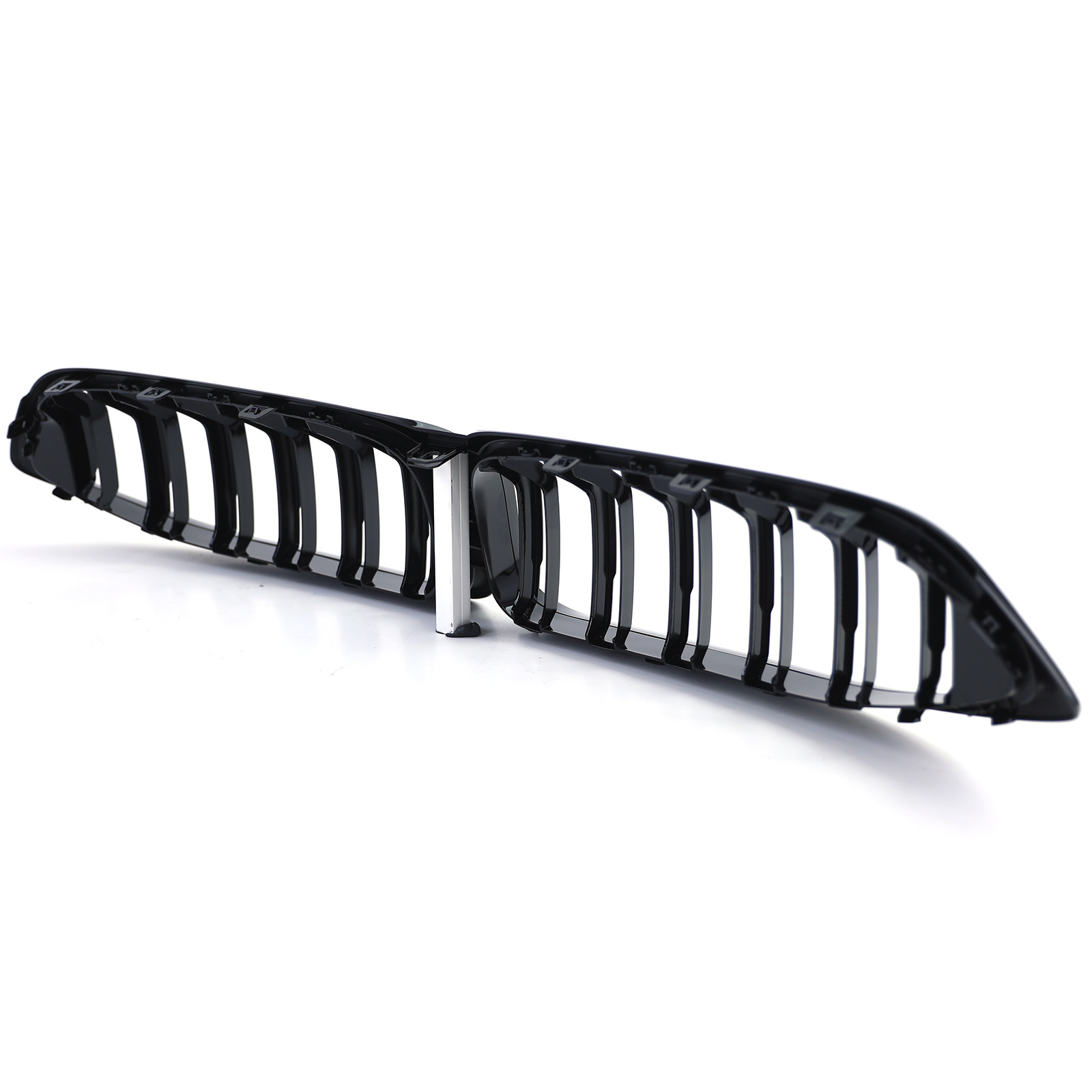 Radiateurgrille geschikt voor BMW 8 Serie G14 G15 G16 - Dubbele stang - Zwart glans