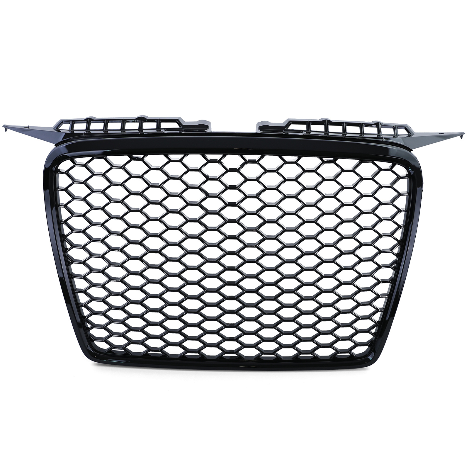Honingraat grill - Audi A3 8P 05-08 - Sport optiek - Zwart glans