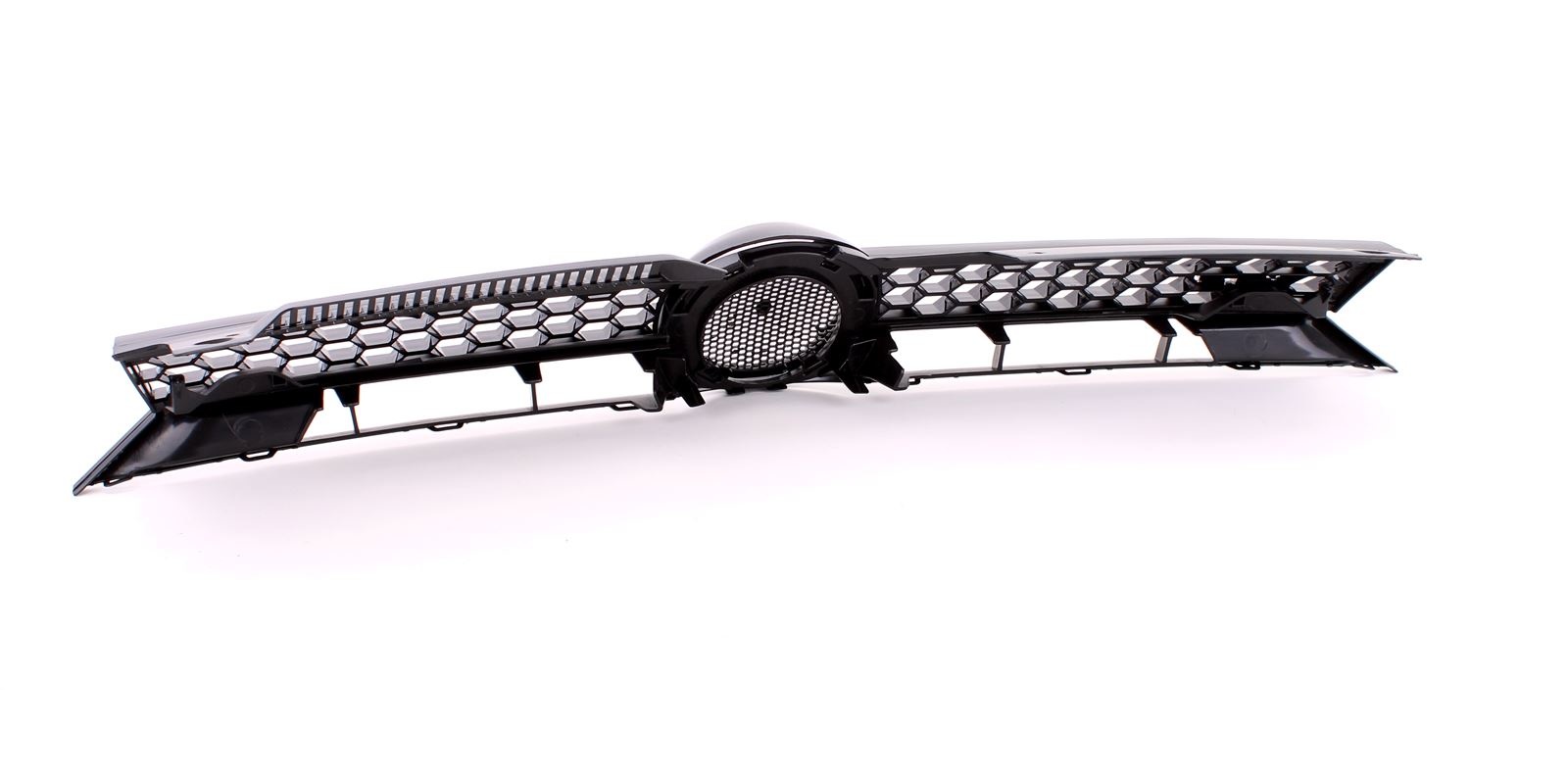 Honingraat grill - VW Golf 6 GTI 08-13 - Sportief rooster - Zwart/rood