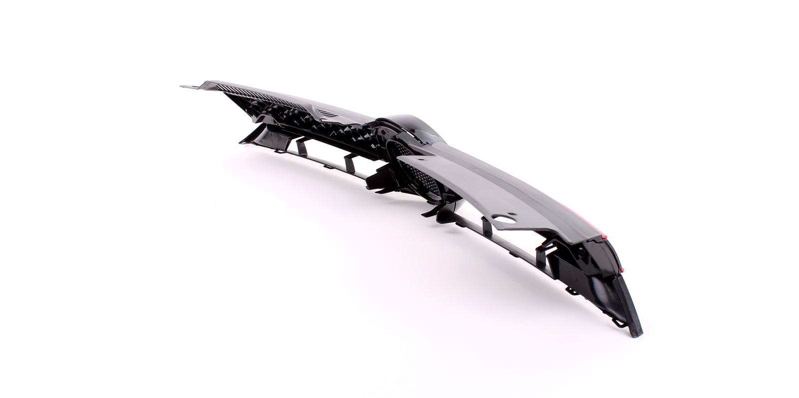 Honingraat grill geschikt voor VW Golf 6 GTI 08-13 - Sportief rooster - Zwart/rood