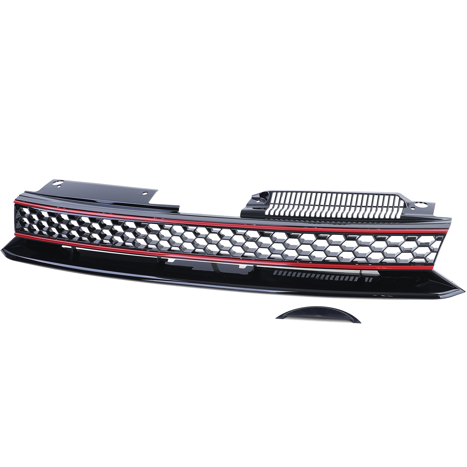 Autogrille geschikt voor VW Golf 6 GTI 08-13 - Sportieve look - Honingraat ontwerp