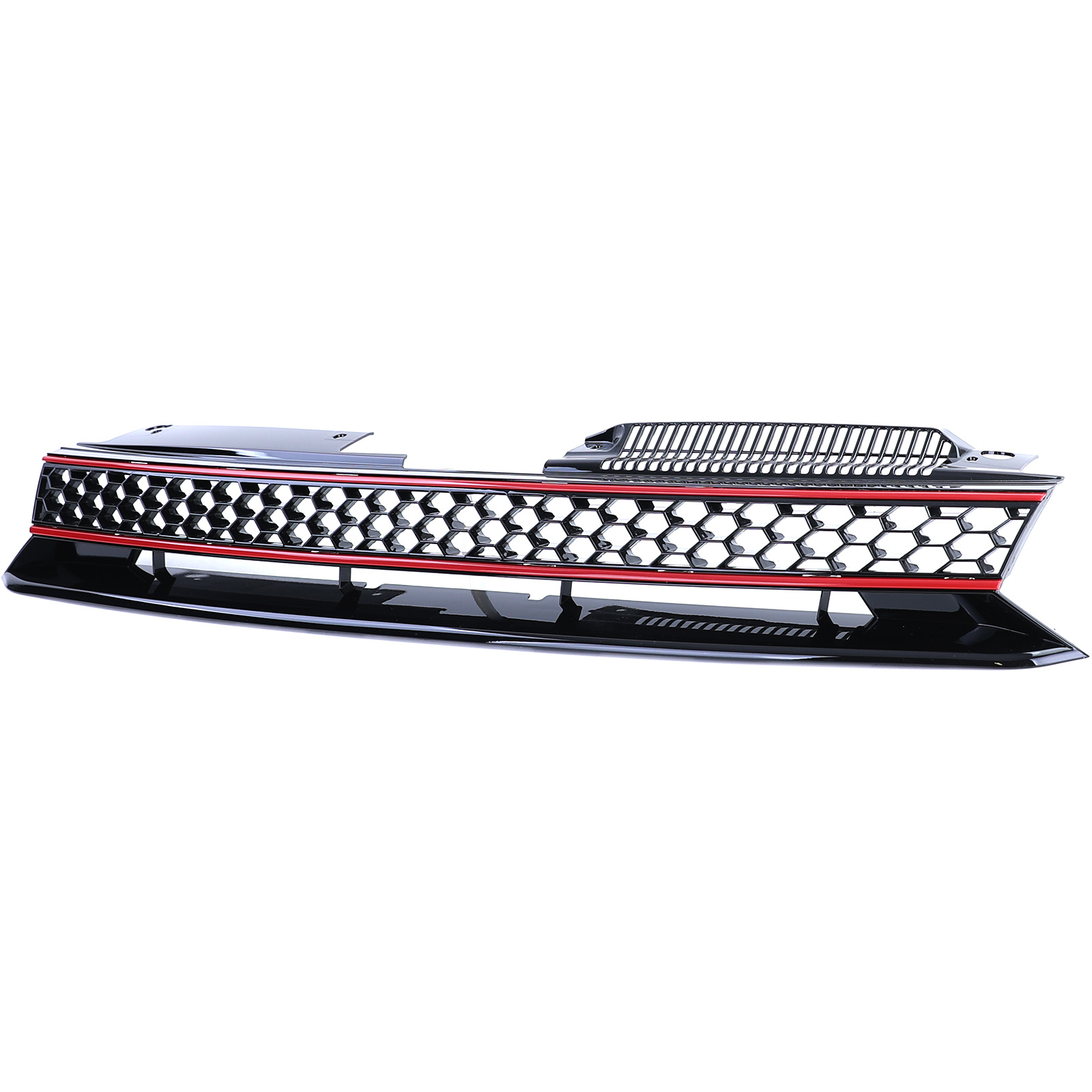 Autogrille geschikt voor VW Golf 6 GTI 08-13 - Sportieve look - Honingraat ontwerp