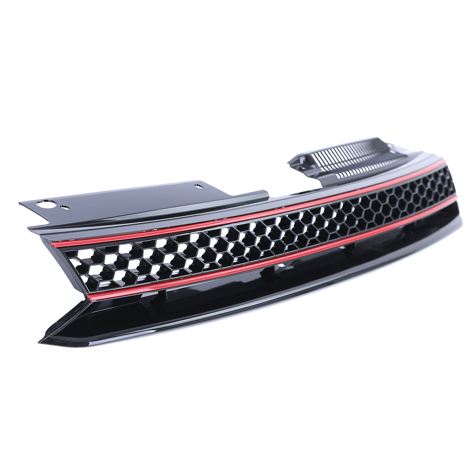 Autogrille geschikt voor VW Golf 6 GTI 08-13 - Sportieve look - Honingraat ontwerp