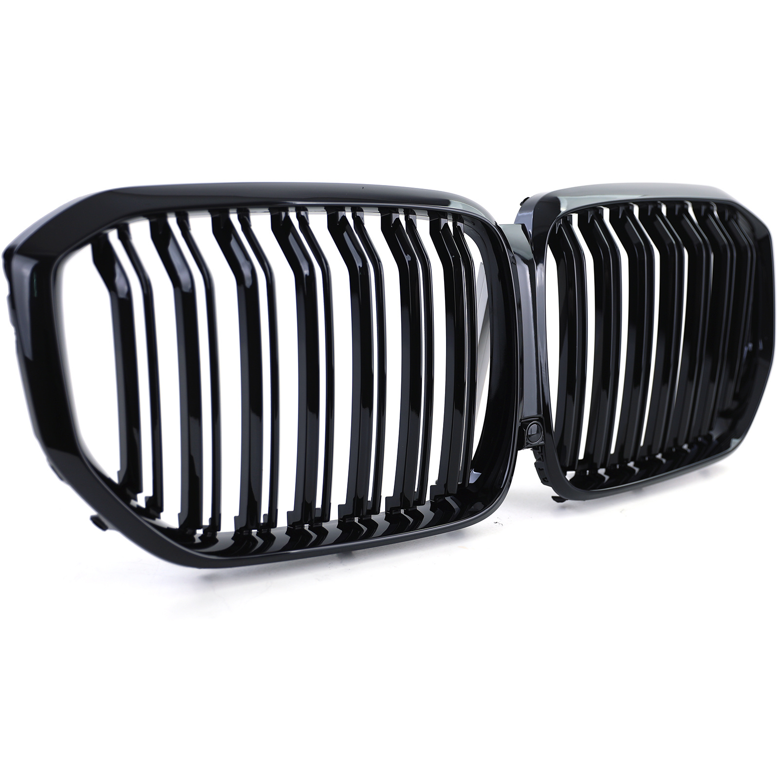 Radiateurrooster - BMW X5 G05 - Sportief design - Dubbele stang, glanzend zwart