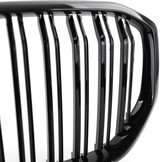 Radiateurrooster geschikt voor BMW X5 G05 - Sportief design - Dubbele stang, glanzend zwart