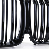 Radiateurrooster - BMW X5 G05 - Sportief design - Dubbele stang, glanzend zwart