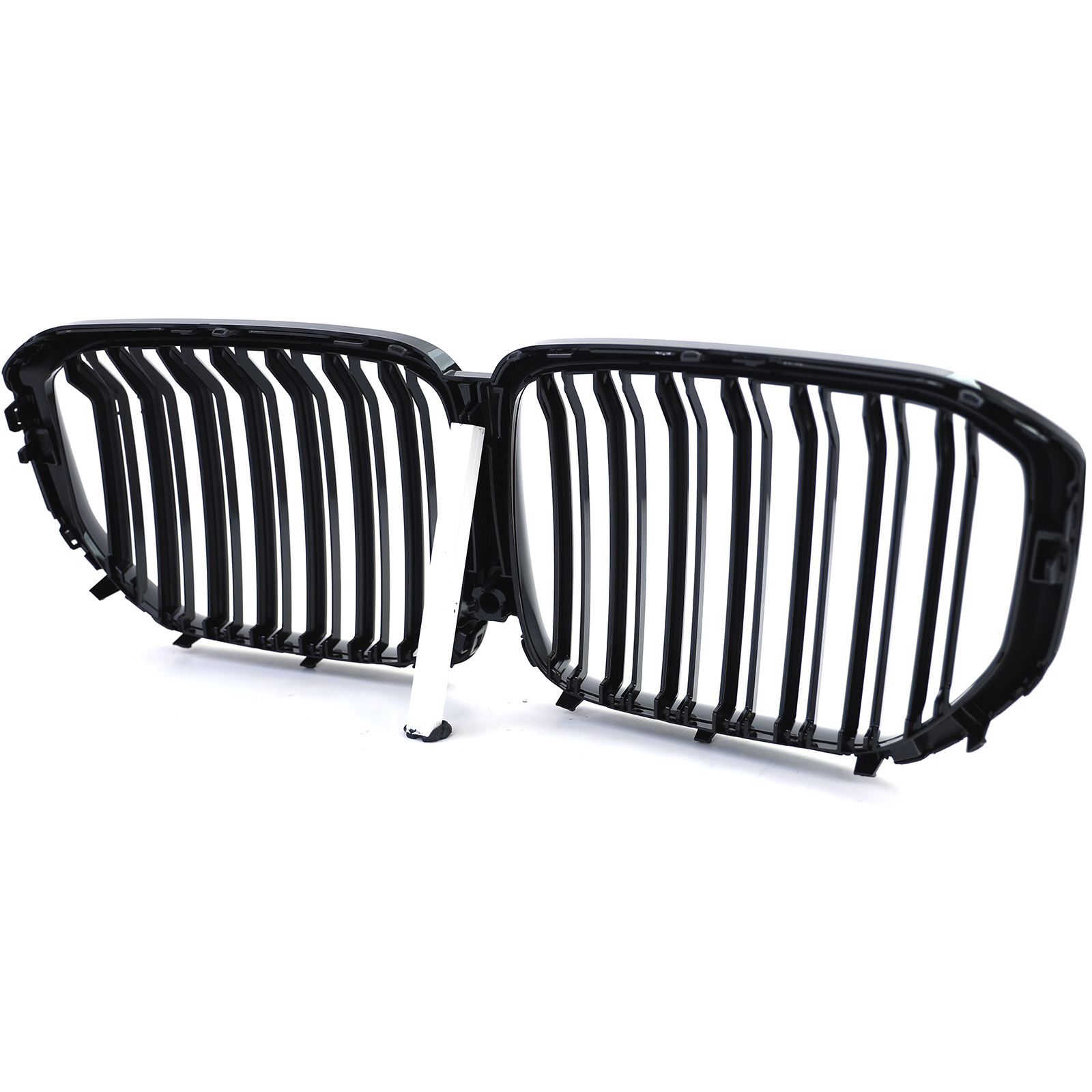Radiateurrooster - BMW X5 G05 - Sportief design - Dubbele stang, glanzend zwart
