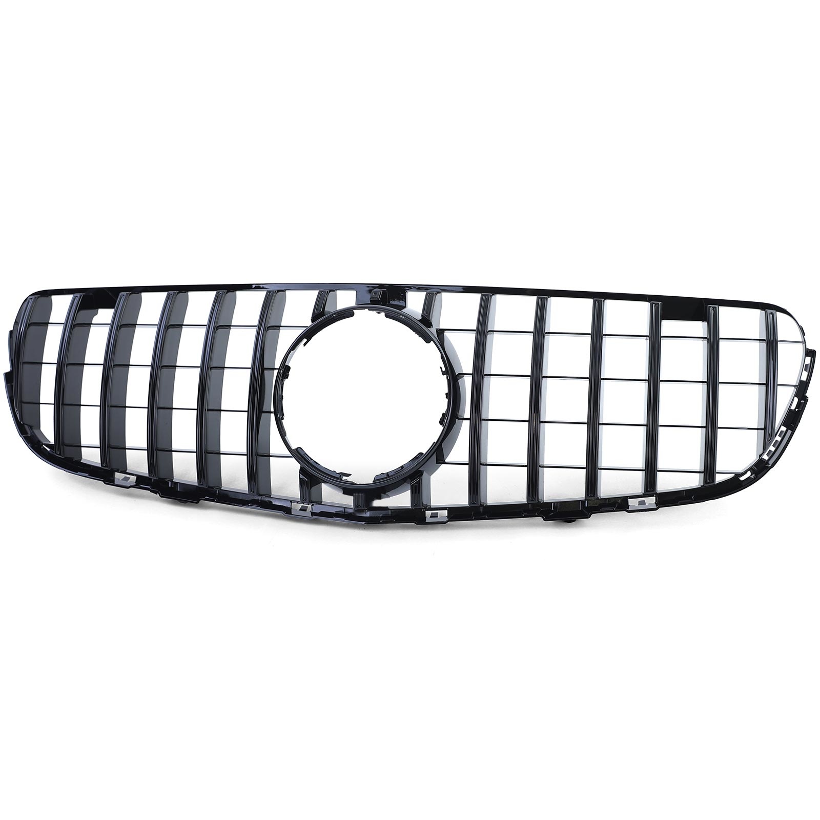 Autogrille - Mercedes GLC X253 SUV 15-20 - Sport rooster - Glanzend zwart
