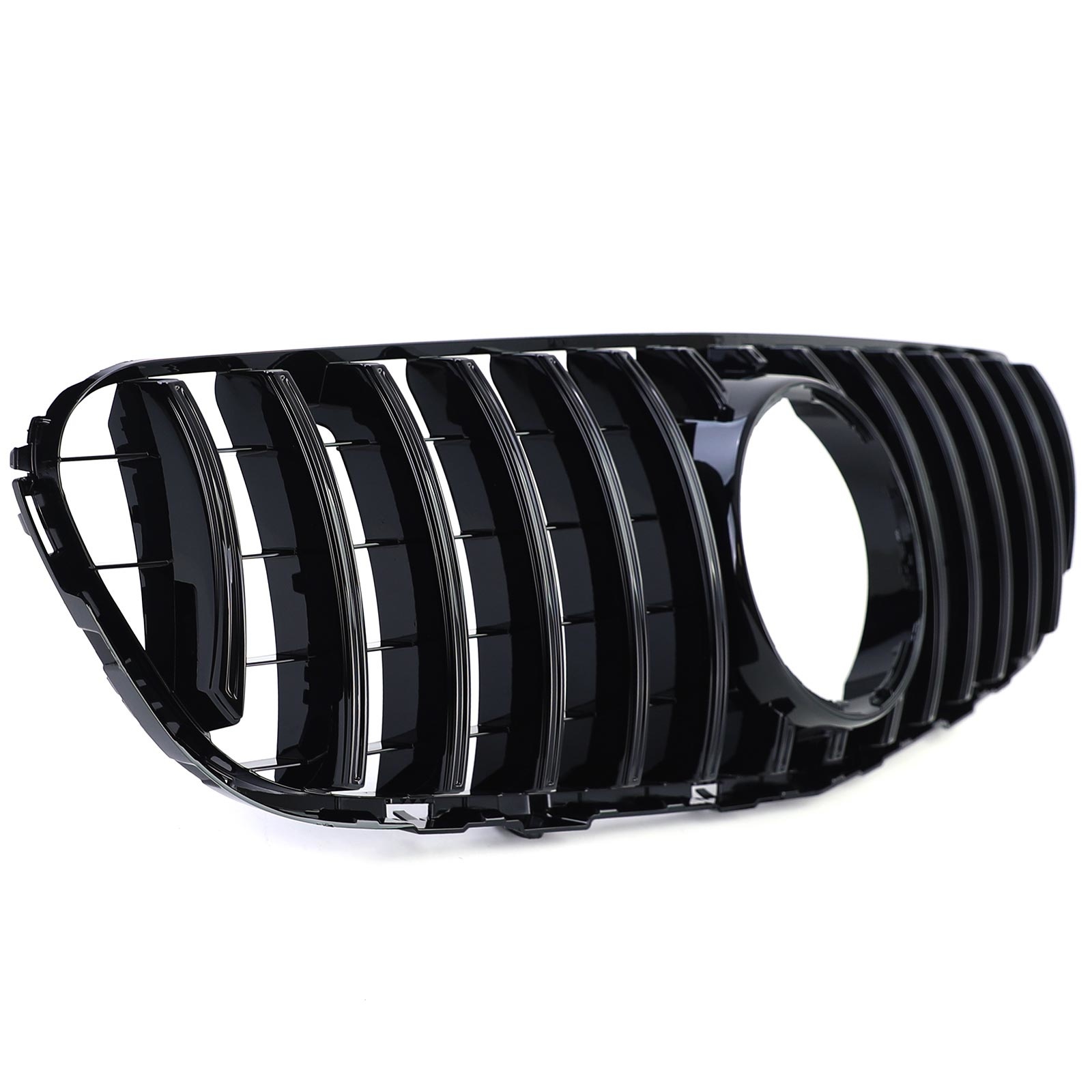 Autogrille geschikt voor Mercedes GLC X253 SUV 15-20 - Sport rooster - Glanzend zwart