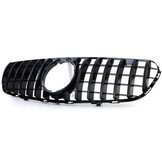 Autogrille geschikt voor Mercedes GLC X253 SUV 15-20 - Sport rooster - Glanzend zwart