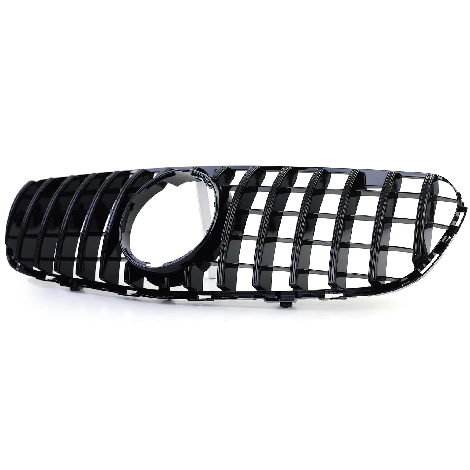 Autogrille geschikt voor Mercedes GLC X253 SUV 15-20 - Sport rooster - Glanzend zwart