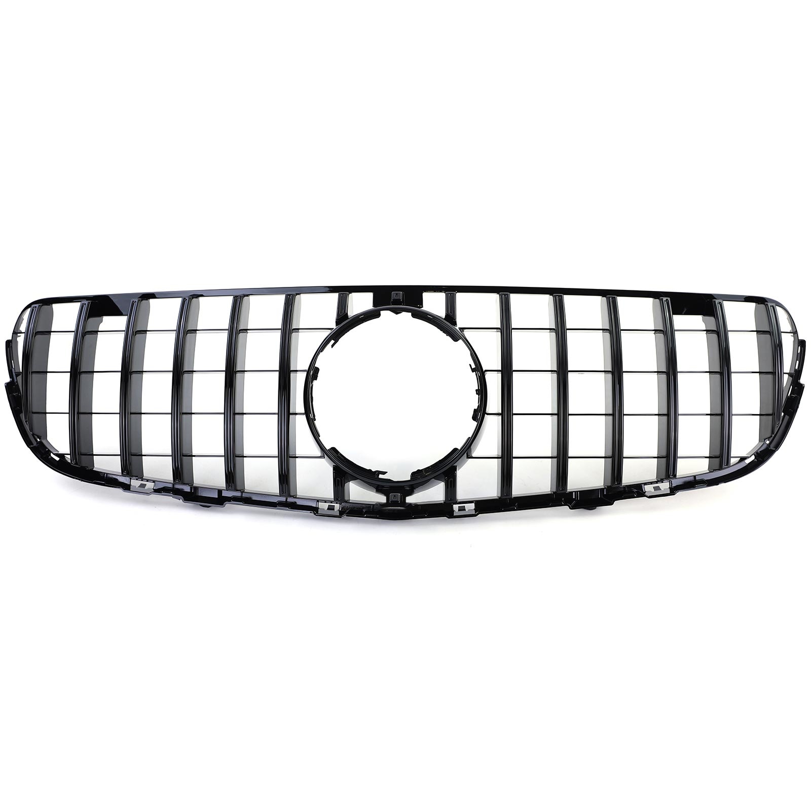 Autogrille - Mercedes GLC X253 SUV 15-20 - Sport rooster - Glanzend zwart