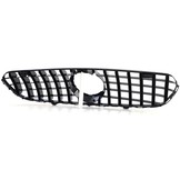 Autogrille geschikt voor Mercedes GLC X253 SUV 15-20 - Sport rooster - Glanzend zwart