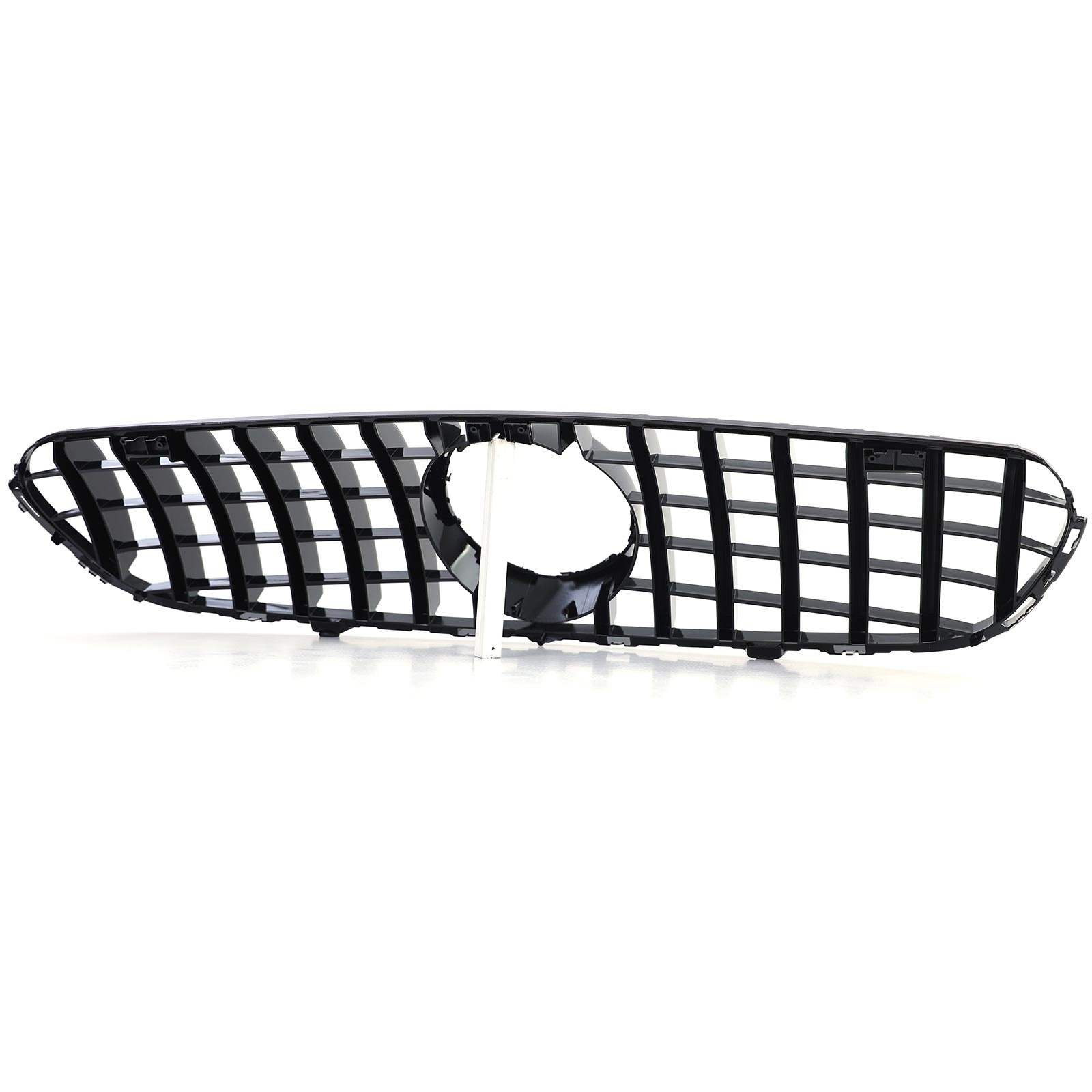 Autogrille geschikt voor Mercedes GLC X253 SUV 15-20 - Sport rooster - Glanzend zwart