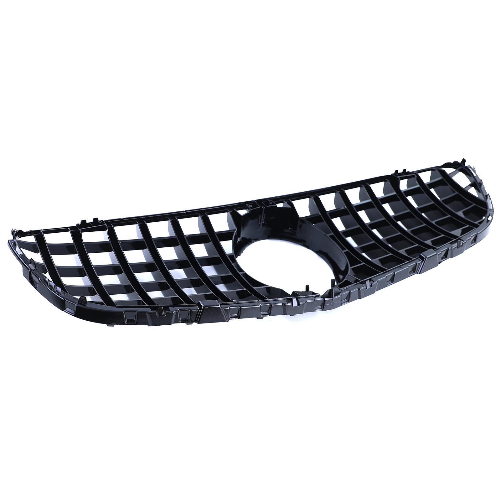 Autogrille - Mercedes GLC X253 SUV 15-20 - Sport rooster - Glanzend zwart