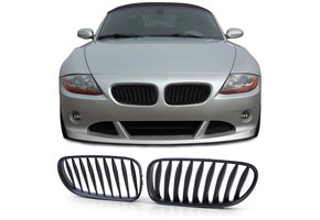 Autogrille geschikt voor BMW Z4 E85 E86 02-09 - Sport rooster - PERFORMANCE ZWART MAT