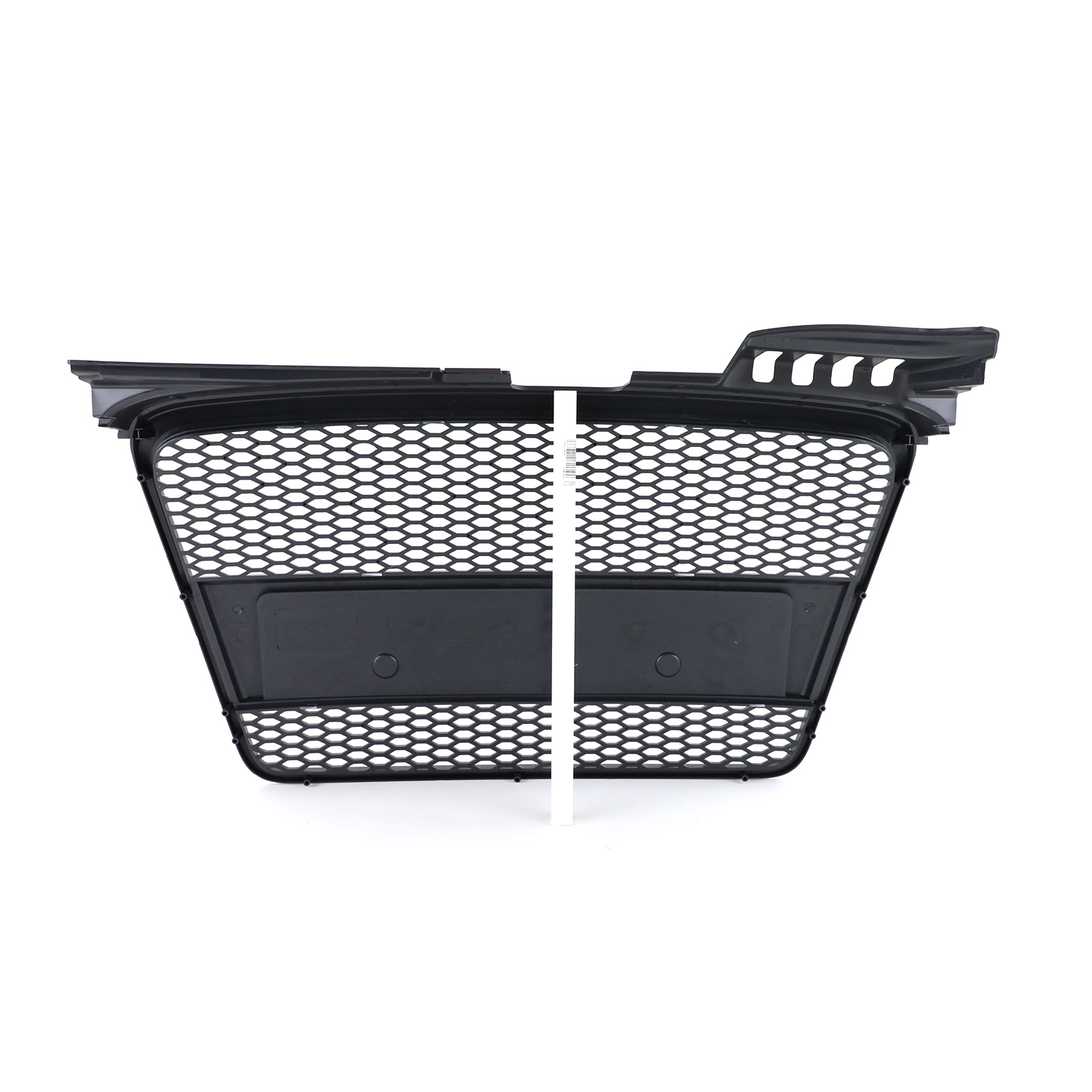 Honingraat grill - Audi A4 B7 04-07 - Sportversie mat zwart - Badgeloze honingraatdesign.