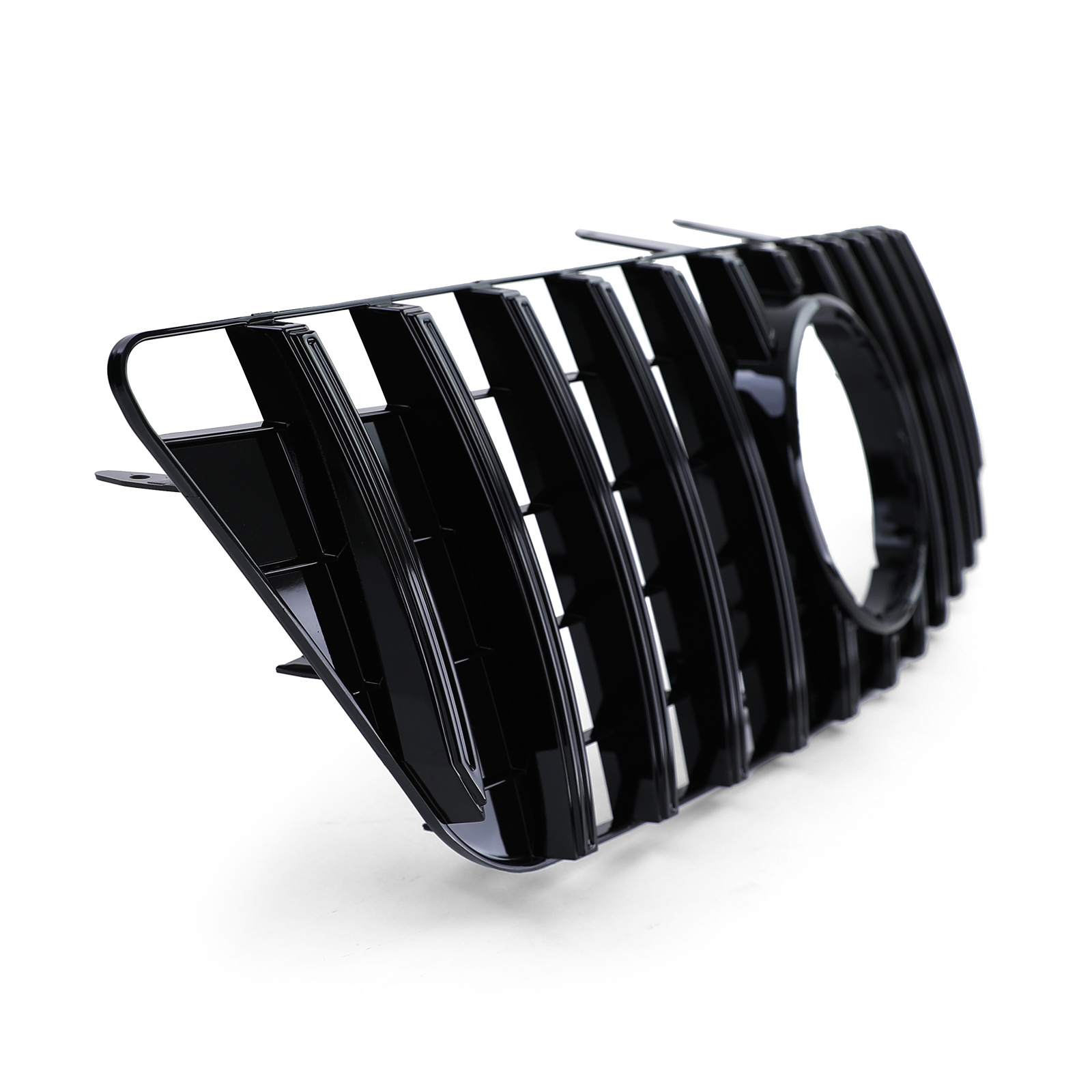 Autogrille - Mercedes M Klasse W164 Facelift 08-11 - Sportieve look - Zwart Glans