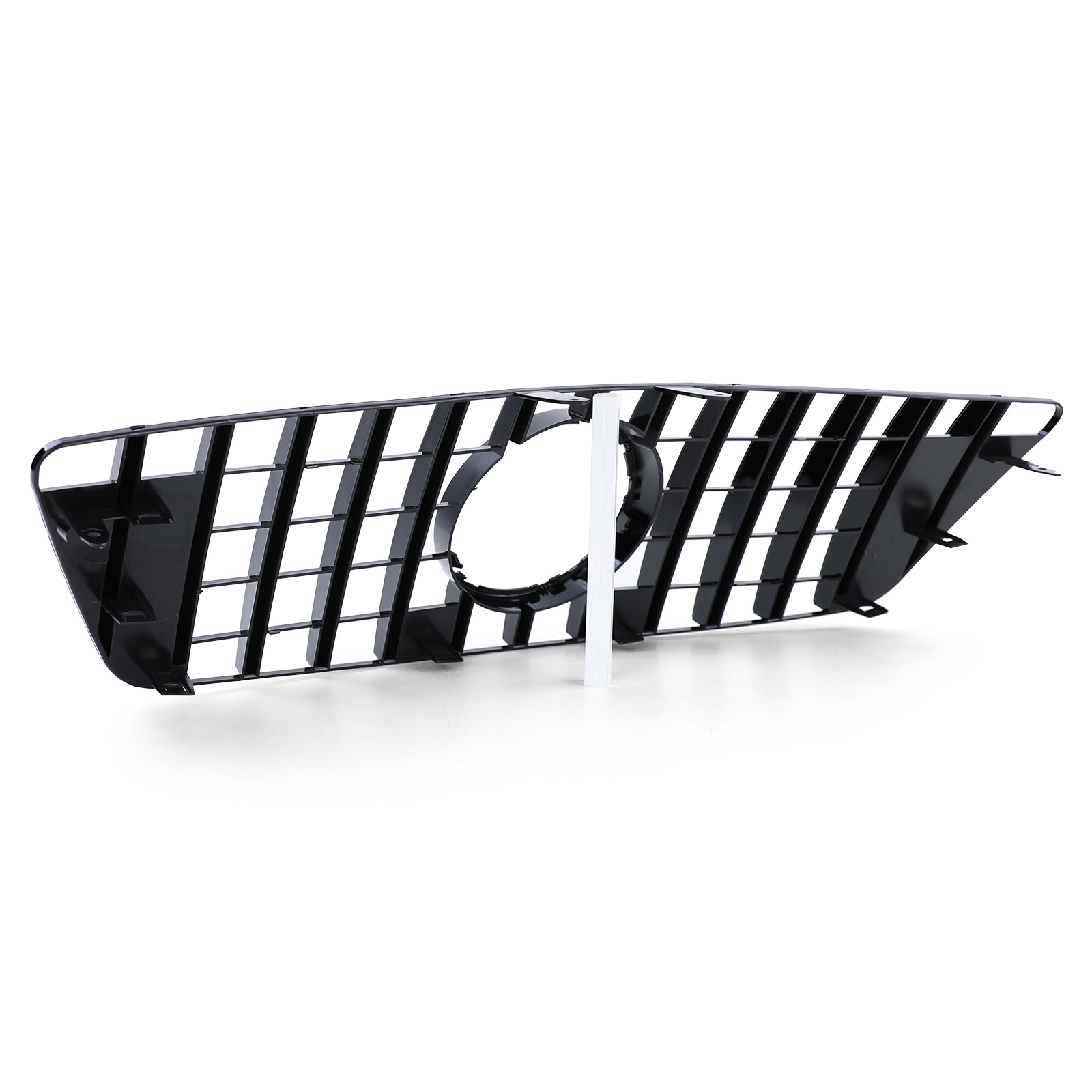 Autogrille - Mercedes M Klasse W164 Facelift 08-11 - Sportieve look - Zwart Glans