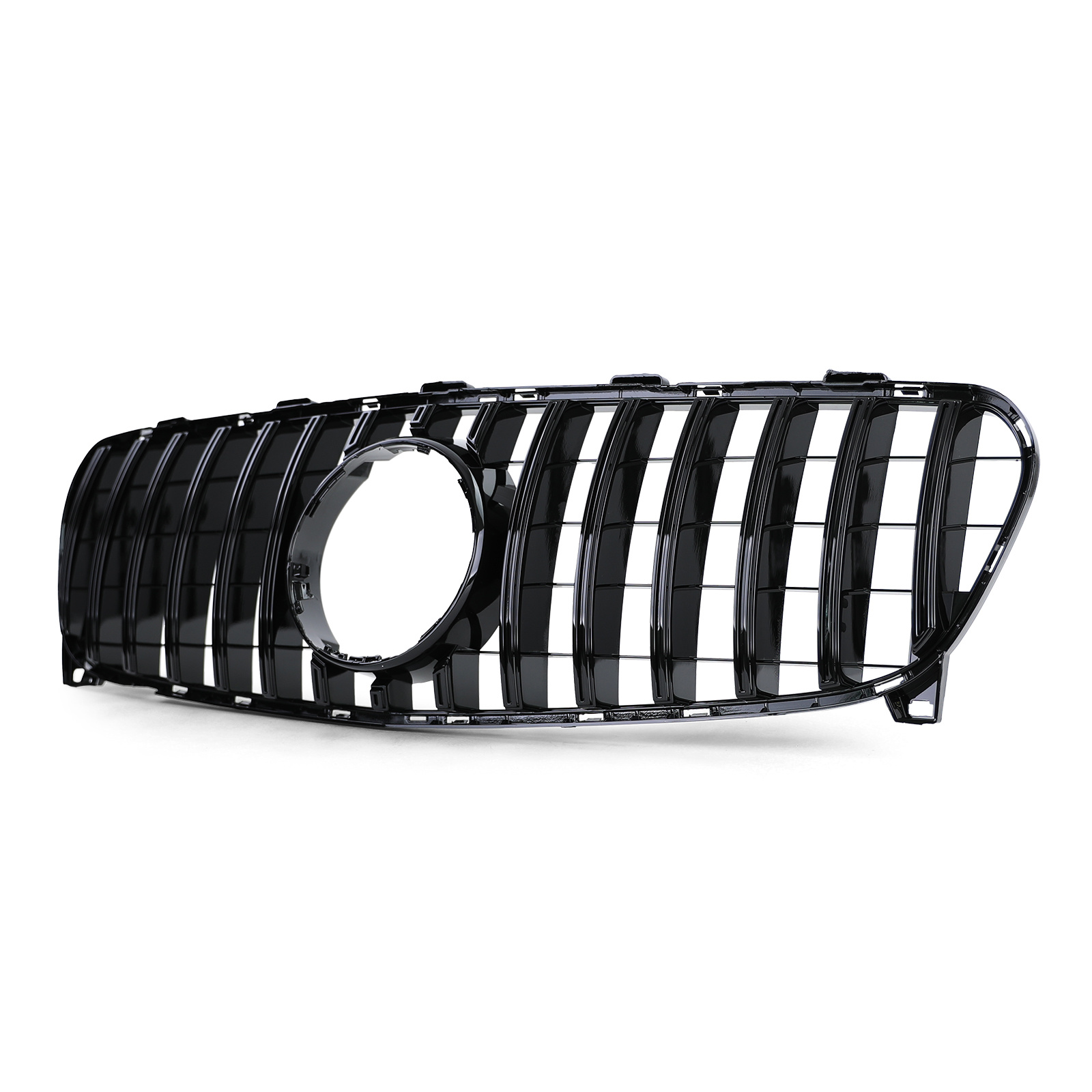 Autogrille - Mercedes GLA X156 17-20 - Sportief rooster - Glanzend Zwart