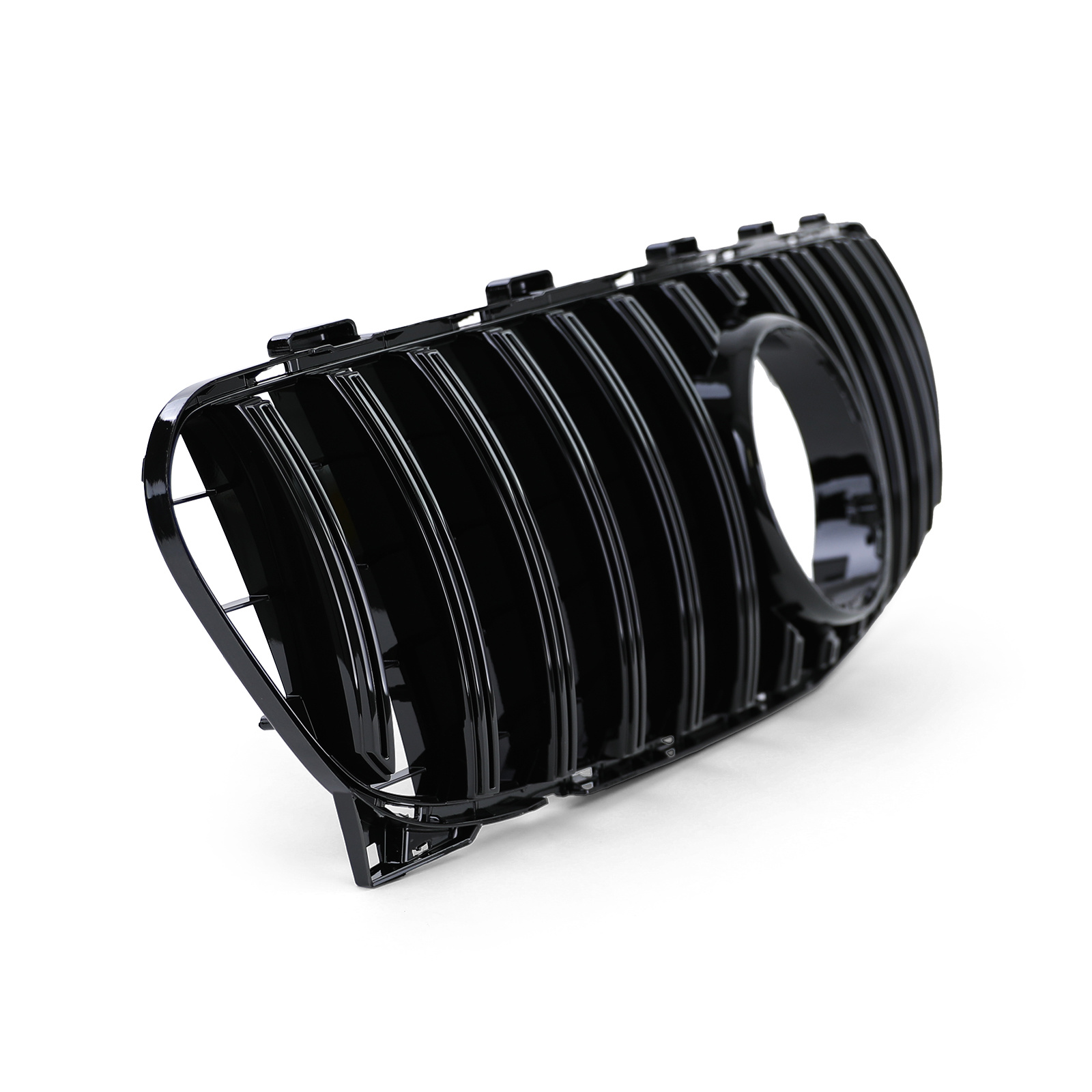 Autogrille geschikt voor Mercedes GLA X156 17-20 - Sportief rooster - Glanzend Zwart