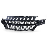 Autogrille - Opel Corsa E 2014 - Zwart - Badgeloos, sportieve look
