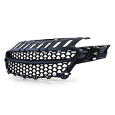 Autogrille - Opel Corsa E 2014 - Zwart - Badgeloos, sportieve look