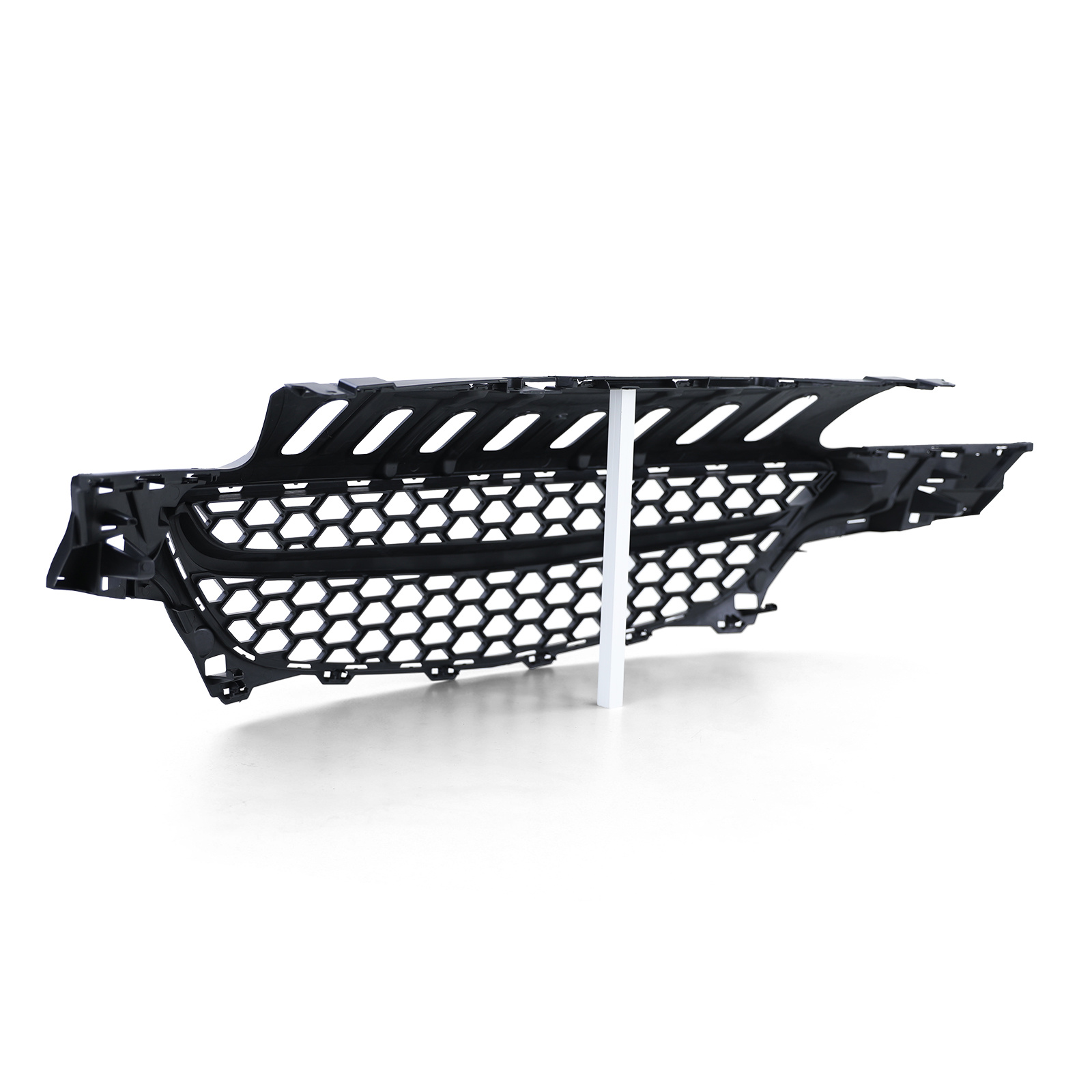 Autogrille - Opel Corsa E 2014 - Zwart - Badgeloos, sportieve look