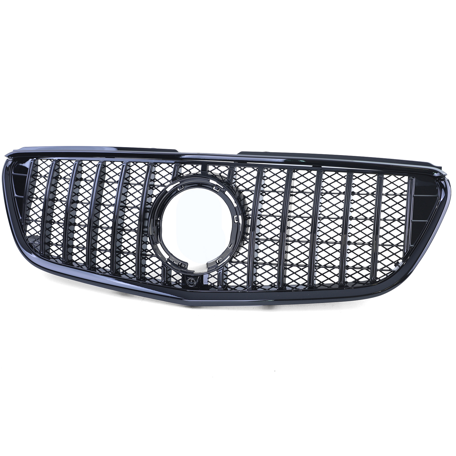 Sportgrille geschikt voor Mercedes V Klasse Vito W447 W448 - zwarte glans - GT-sporten