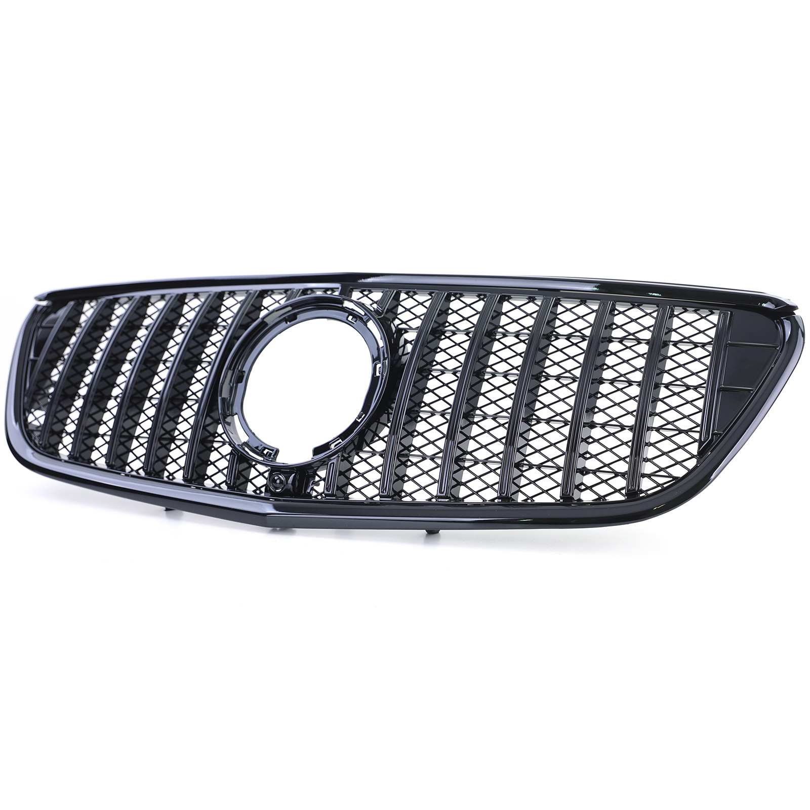 Sportgrille geschikt voor Mercedes V Klasse Vito W447 W448 - zwarte glans - GT-sporten