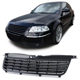 Autogrille geschikt voor VW Passat 3BG 00-05 - Sportief uiterlijk - Badgeloos zwart