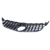 Autogrille - geschikt voor Mercedes C klasse W205 S205 13-18 - Sport rooster - Glans zwart/chroom - Passend voor