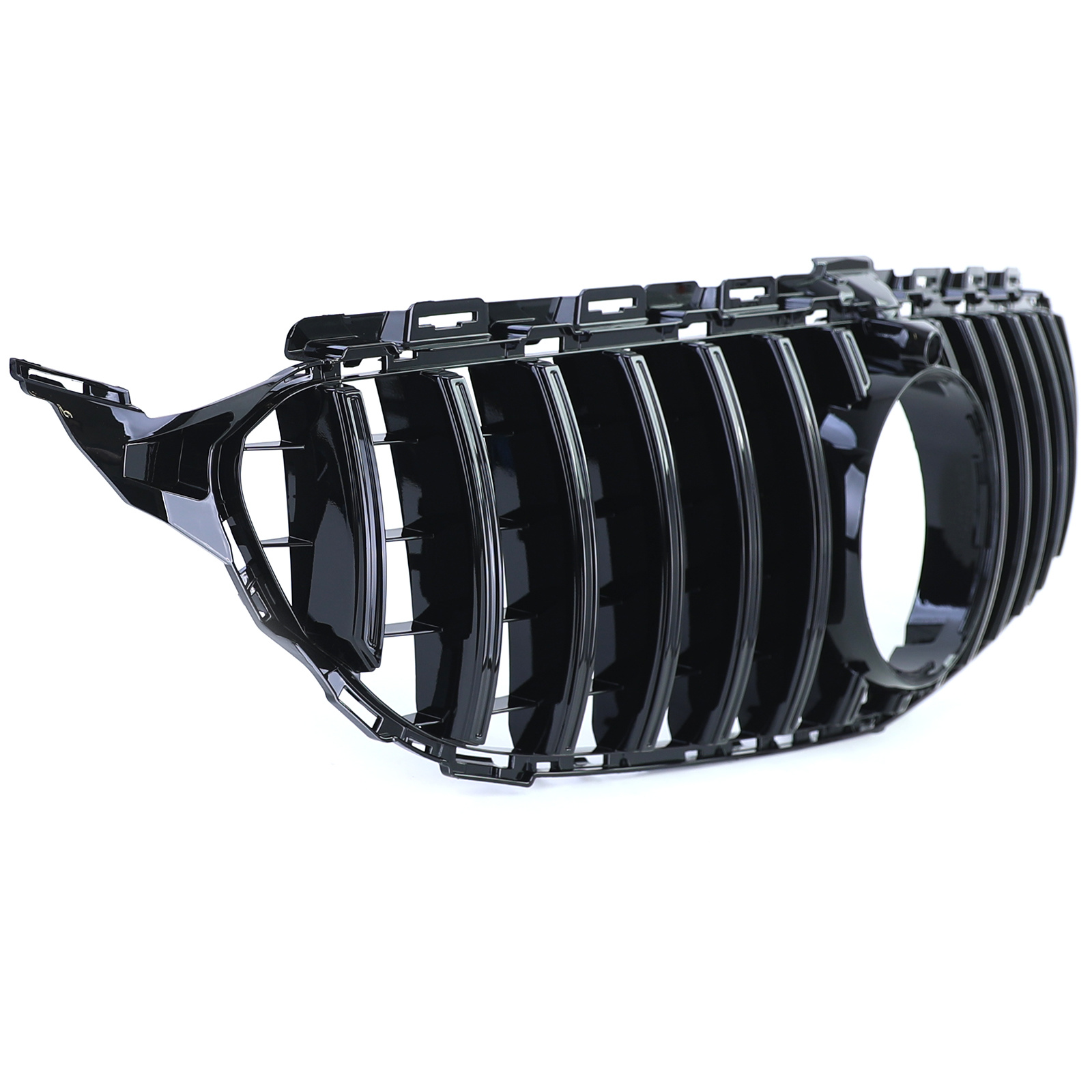 Autogrille geschikt voor Mercedes C-klasse W205 S205 14-18 - Zwarte glans - Sport optiek