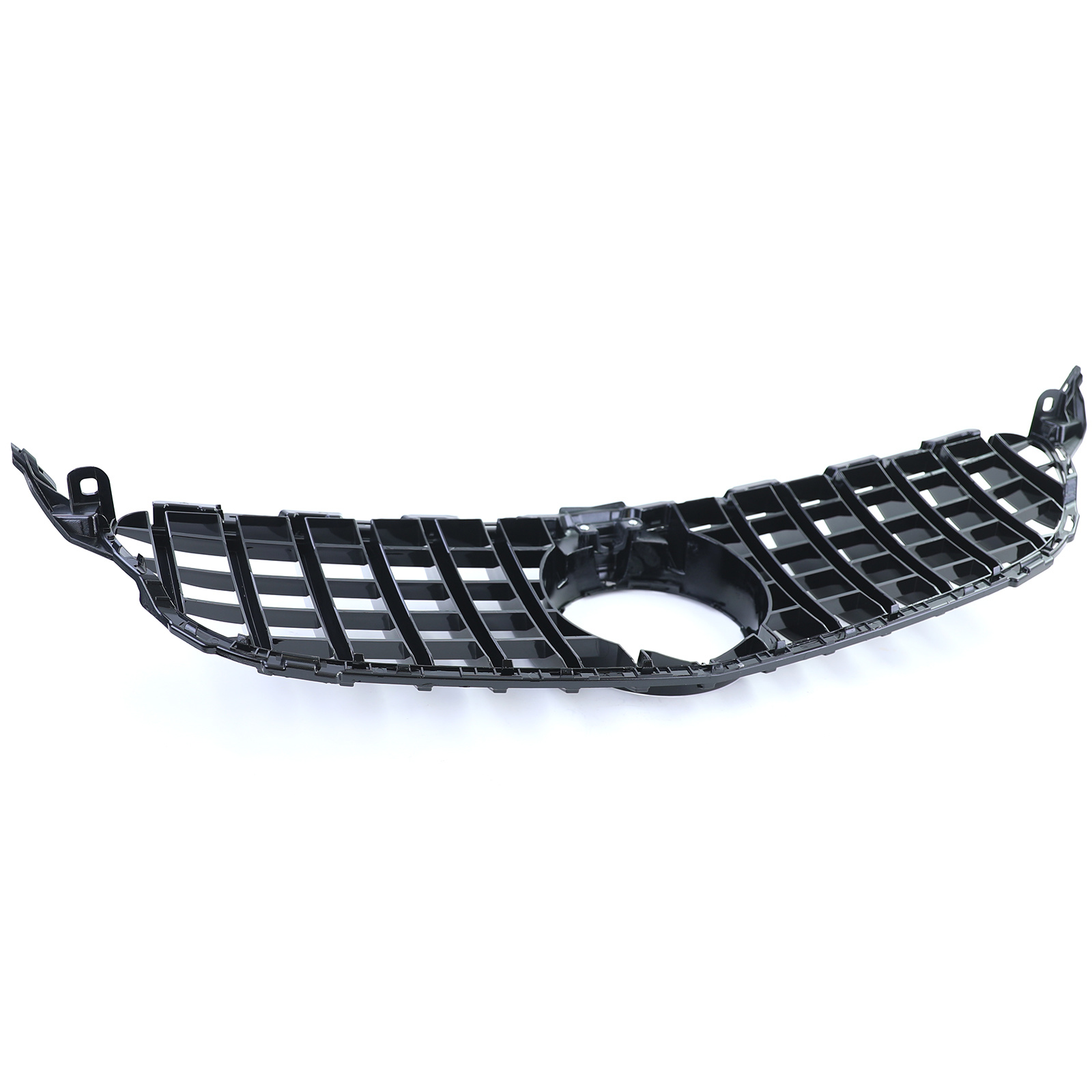 Autogrille geschikt voor Mercedes C-klasse W205 S205 14-18 - Zwarte glans - Sport optiek
