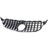 Autogrille geschikt voor Mercedes C-klasse W205 S205 14-18 - Zwarte glans - Sport optiek