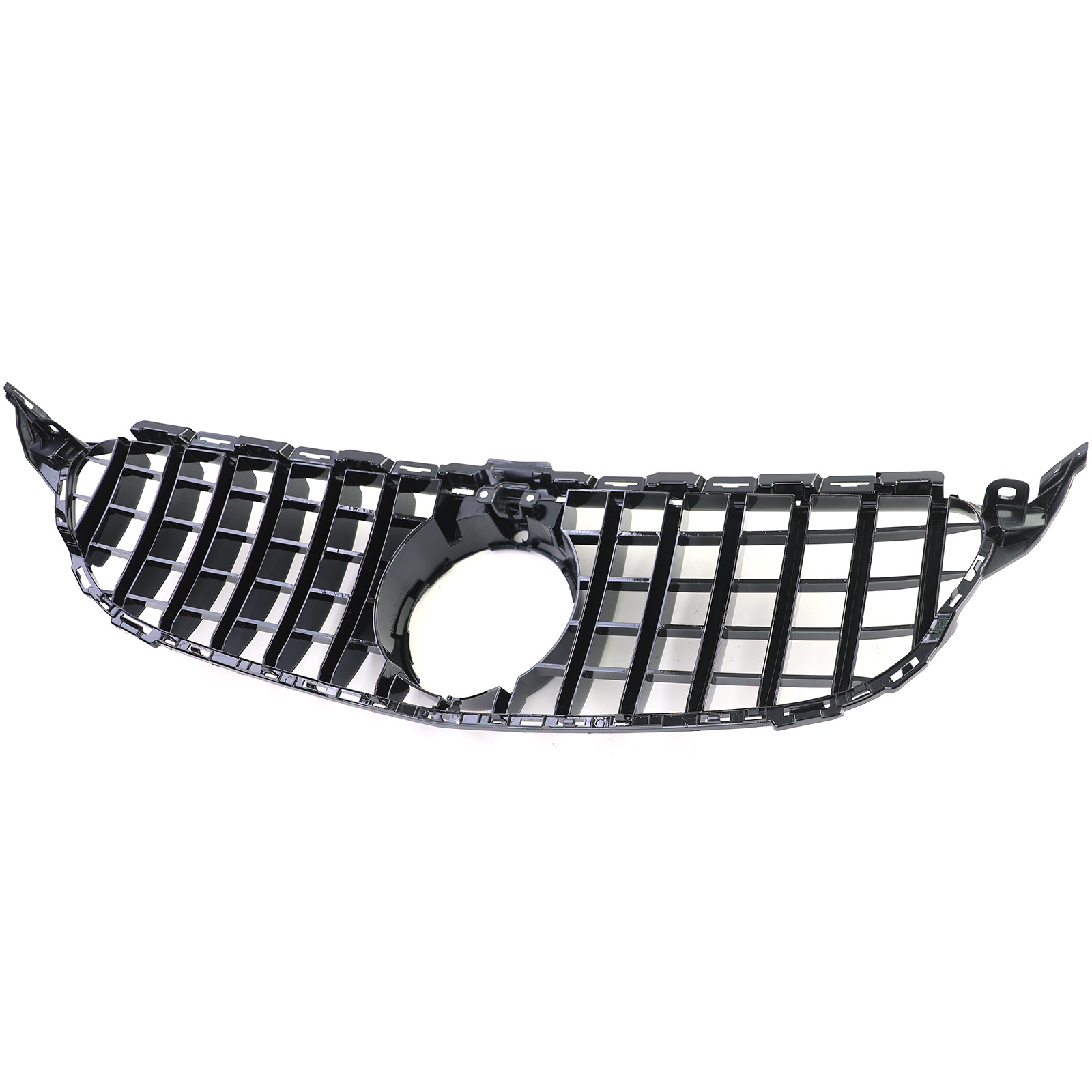 Autogrille geschikt voor Mercedes C-klasse W205 S205 14-18 - Zwarte glans - Sport optiek