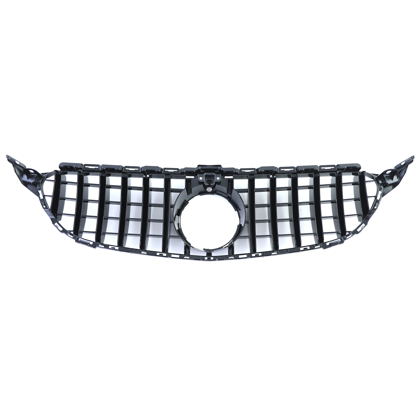 Autogrille geschikt voor Mercedes C-klasse W205 S205 14-18 - Zwarte glans - Sport optiek