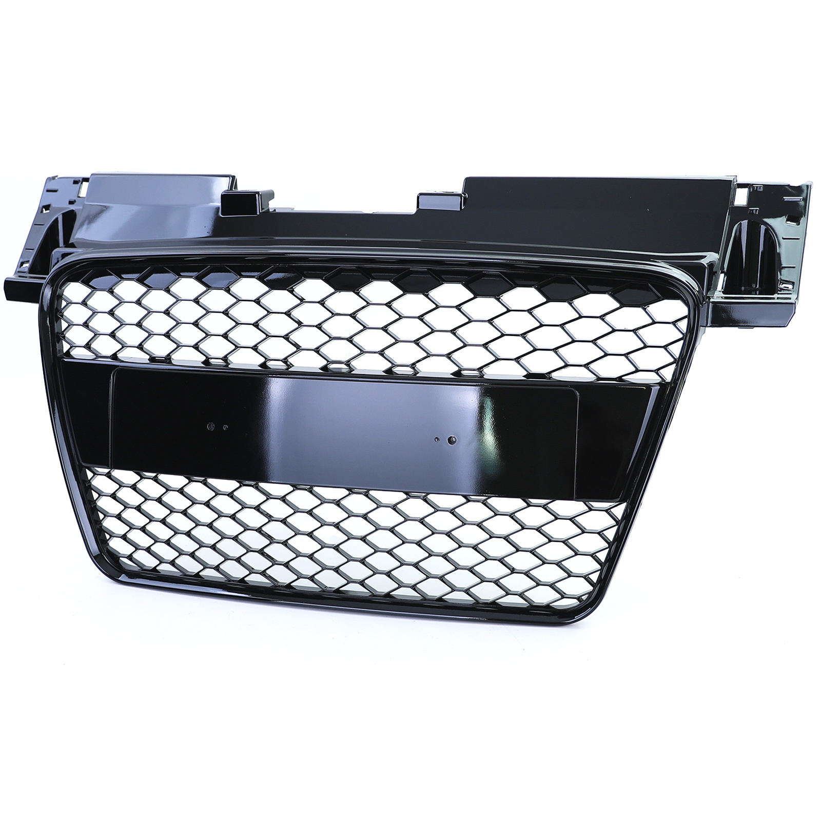 Honingraat grill geschikt voor Audi TT 8J 06-10 - zwart glanzend - sportieve look