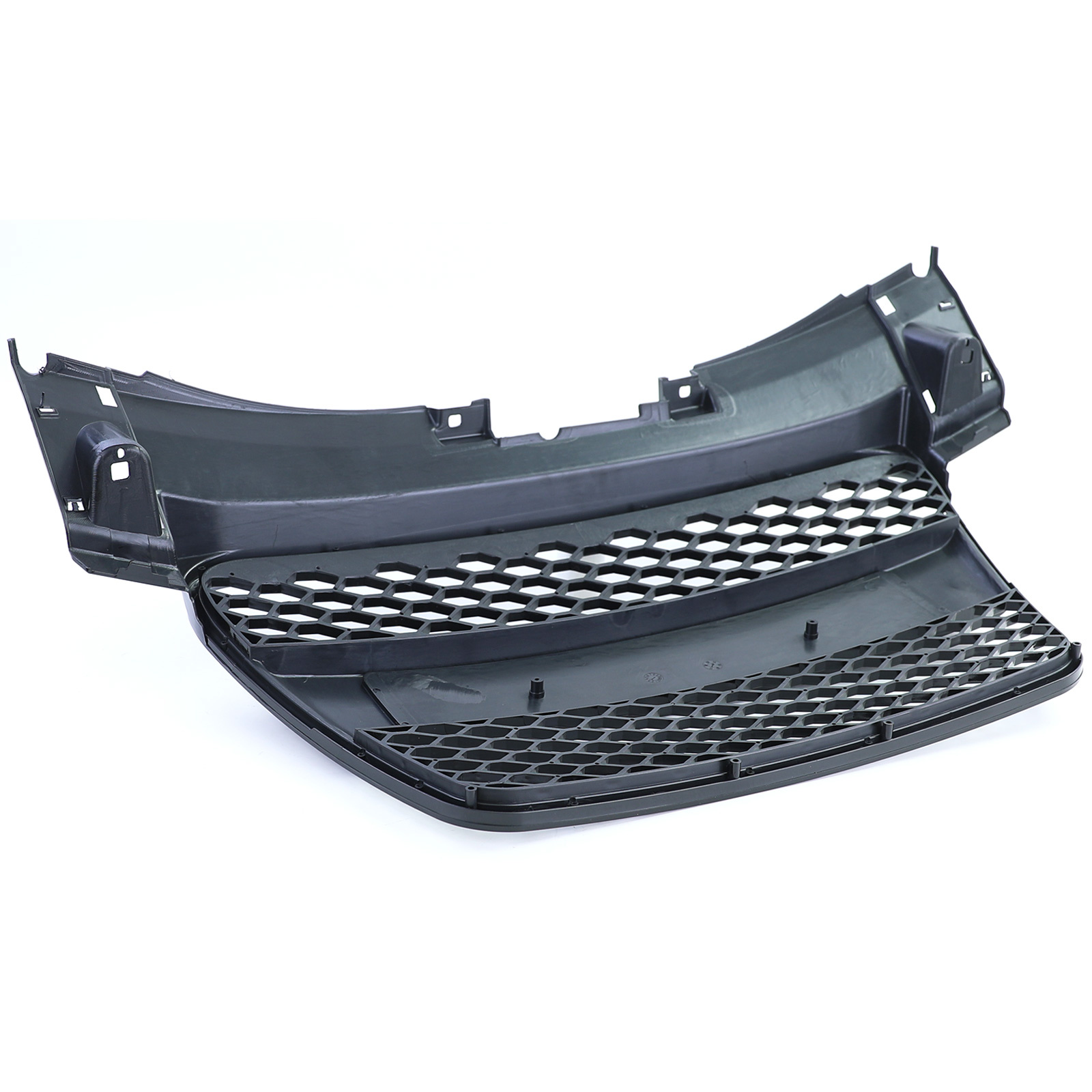 Honingraat grill - Audi TT 8J 06-10 - zwart glanzend - sportieve look