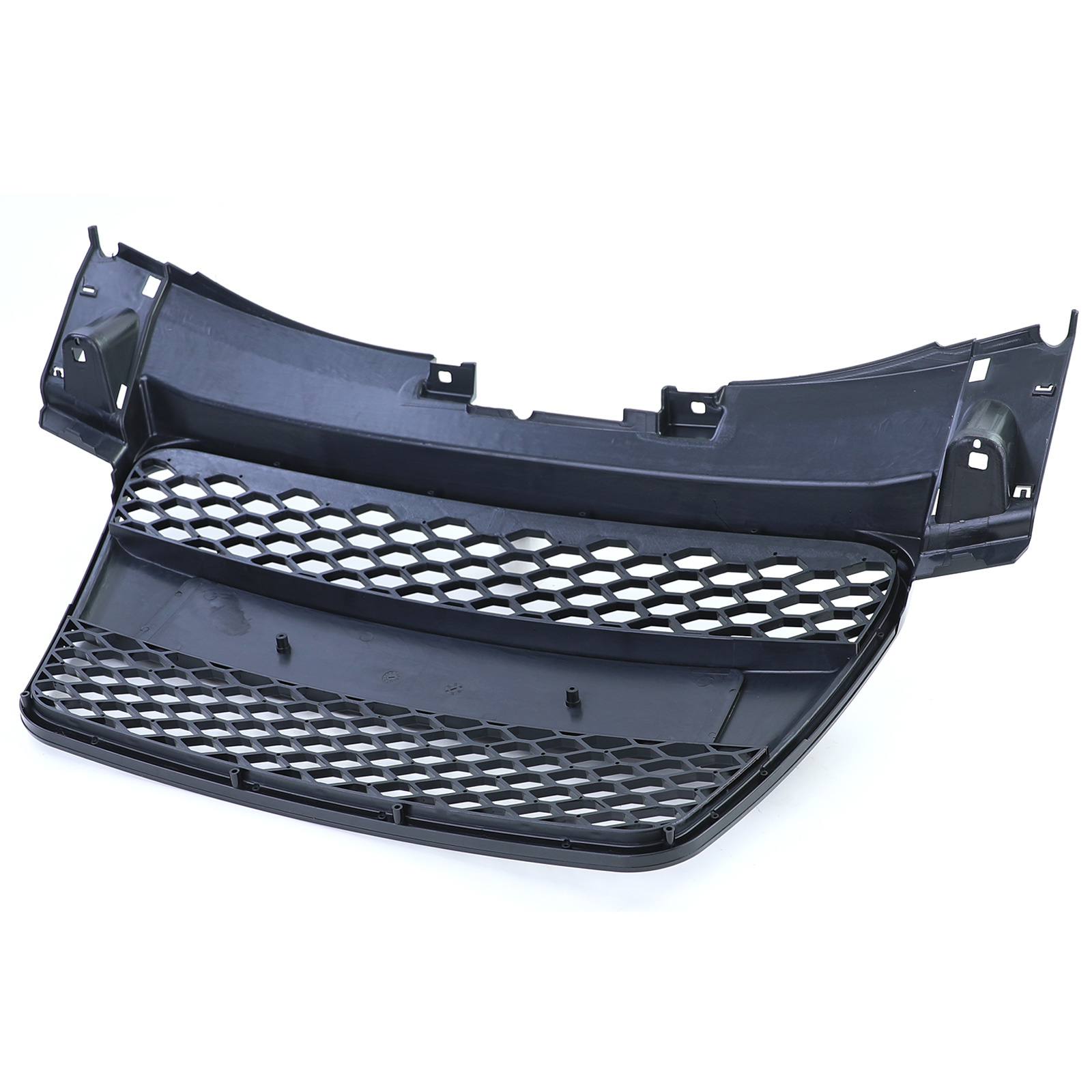 Honingraat grill - Audi TT 8J 06-10 - zwart glanzend - sportieve look