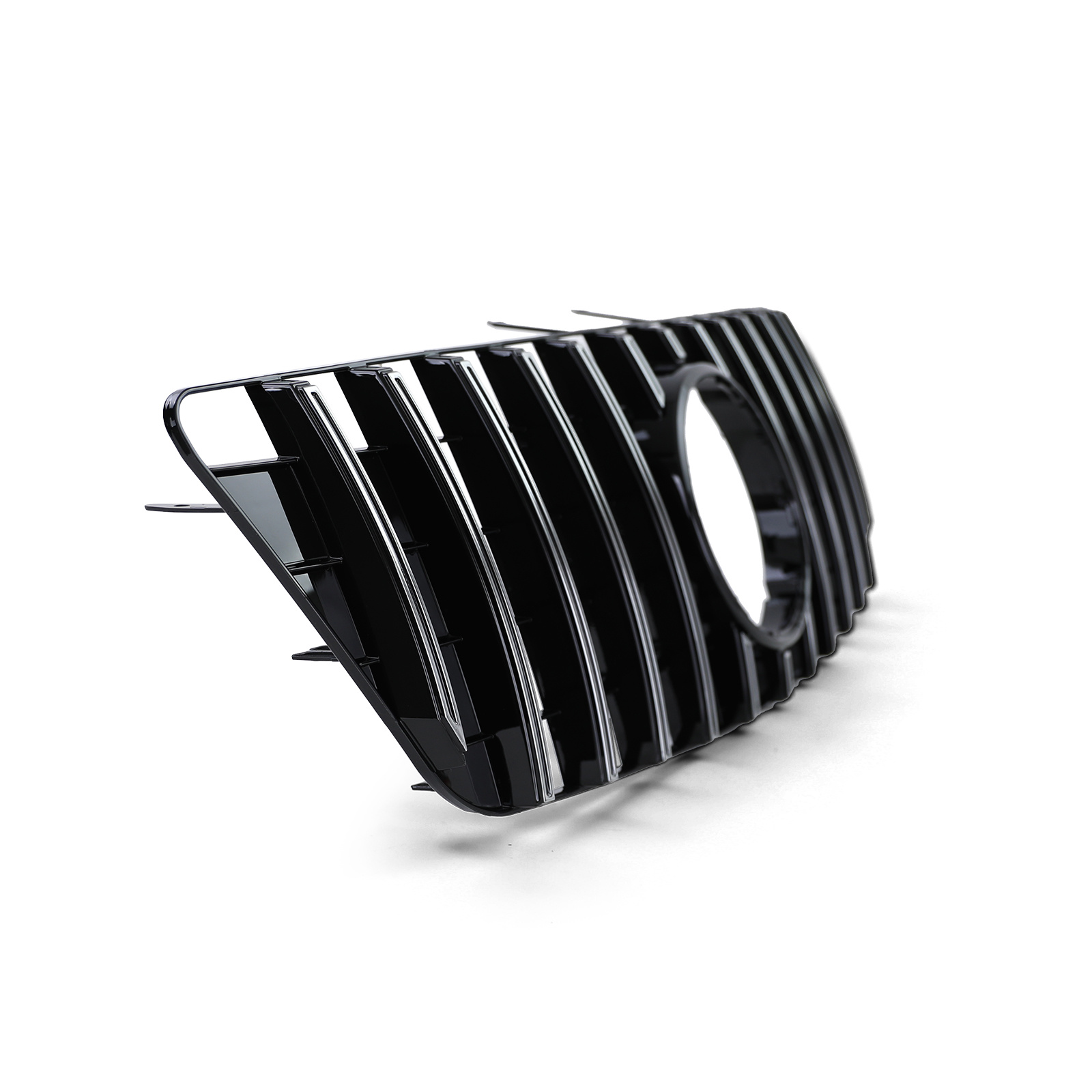 Autogrille geschikt voor Mercedes M Klasse ML W164 08-11 - Zwart Glans/Chroom - Sportief Verbeterde Look