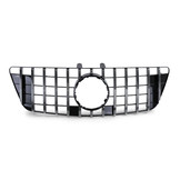 Autogrille geschikt voor Mercedes M Klasse ML W164 08-11 - Zwart Glans/Chroom - Sportief Verbeterde Look