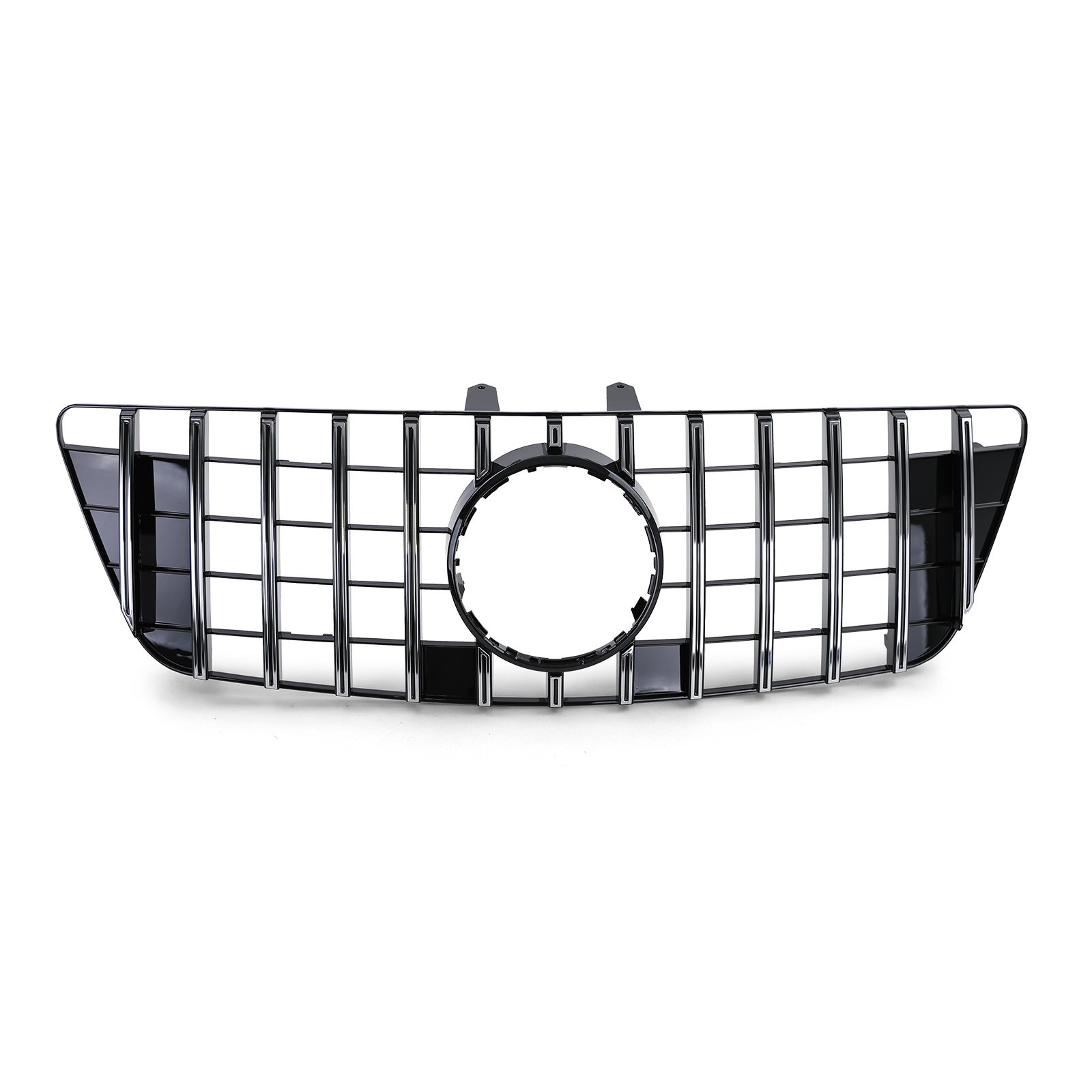 Autogrille - Mercedes M Klasse ML W164 08-11 - Zwart Glans/Chroom - Sportief Verbeterde Look