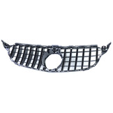 Autogrille geschikt voor Mercedes C Klasse W205 S205 - Zwart Glanzend Chroom - Sport Optiek
