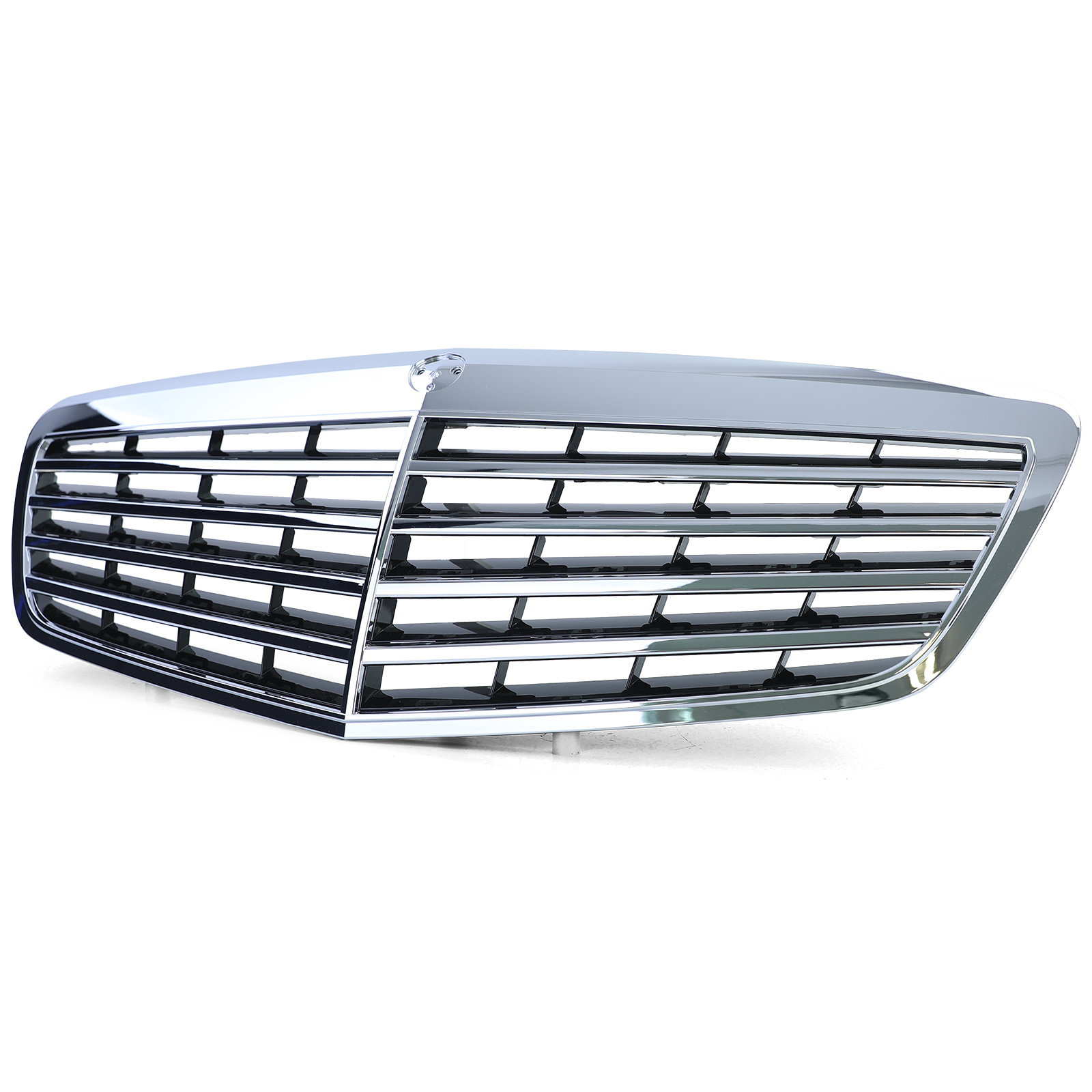 Autogrille - Mercedes S Klasse W221 Facelift 09-13 - Chroom - Sport rooster