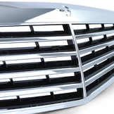 Autogrille geschikt voor Mercedes S Klasse W221 Facelift 09-13 - Chroom - Sport rooster