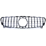 Autogrille geschikt voor Mercedes A-klasse W176 - Sportrooster - Glanzend Zwart